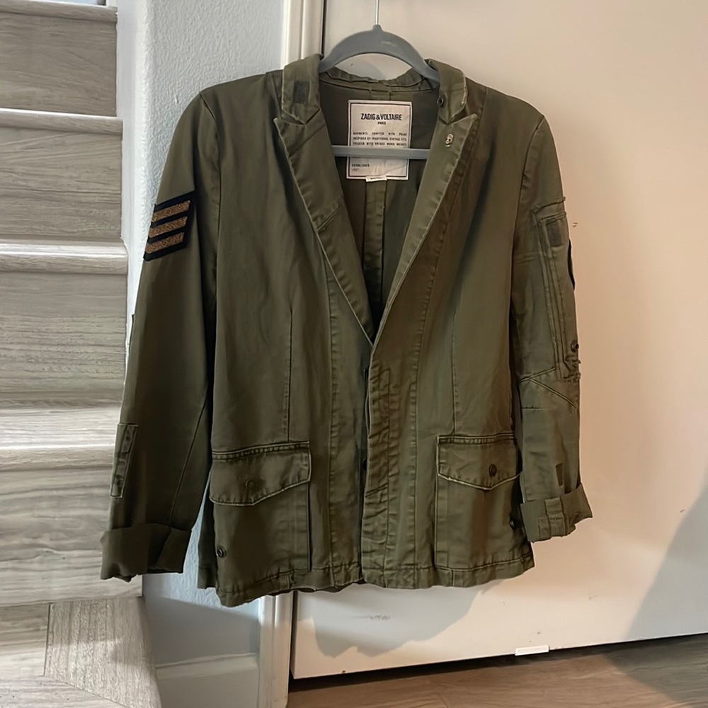 Zadig & Voltaire Grunge Military Jacket (womens)